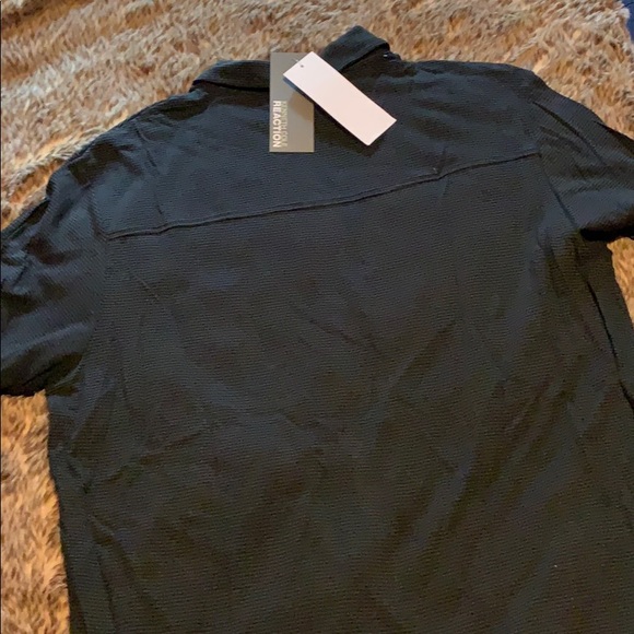 Size XL kenneth cole reaction black Stripper polo - Picture 5 of 5
